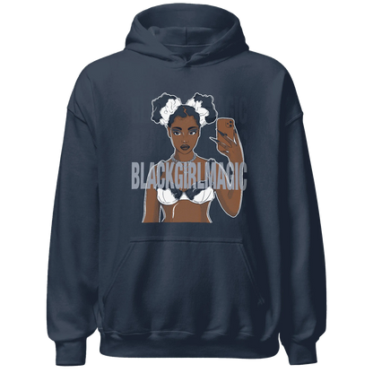 White-Navy-6s-Hoodie-Match-Black-Magic-Girl-Selfie