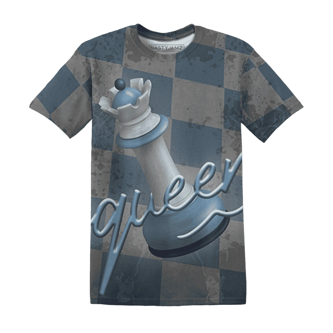 First-In-Flight-1s-T-Shirt-Match-Black-Queen-3D