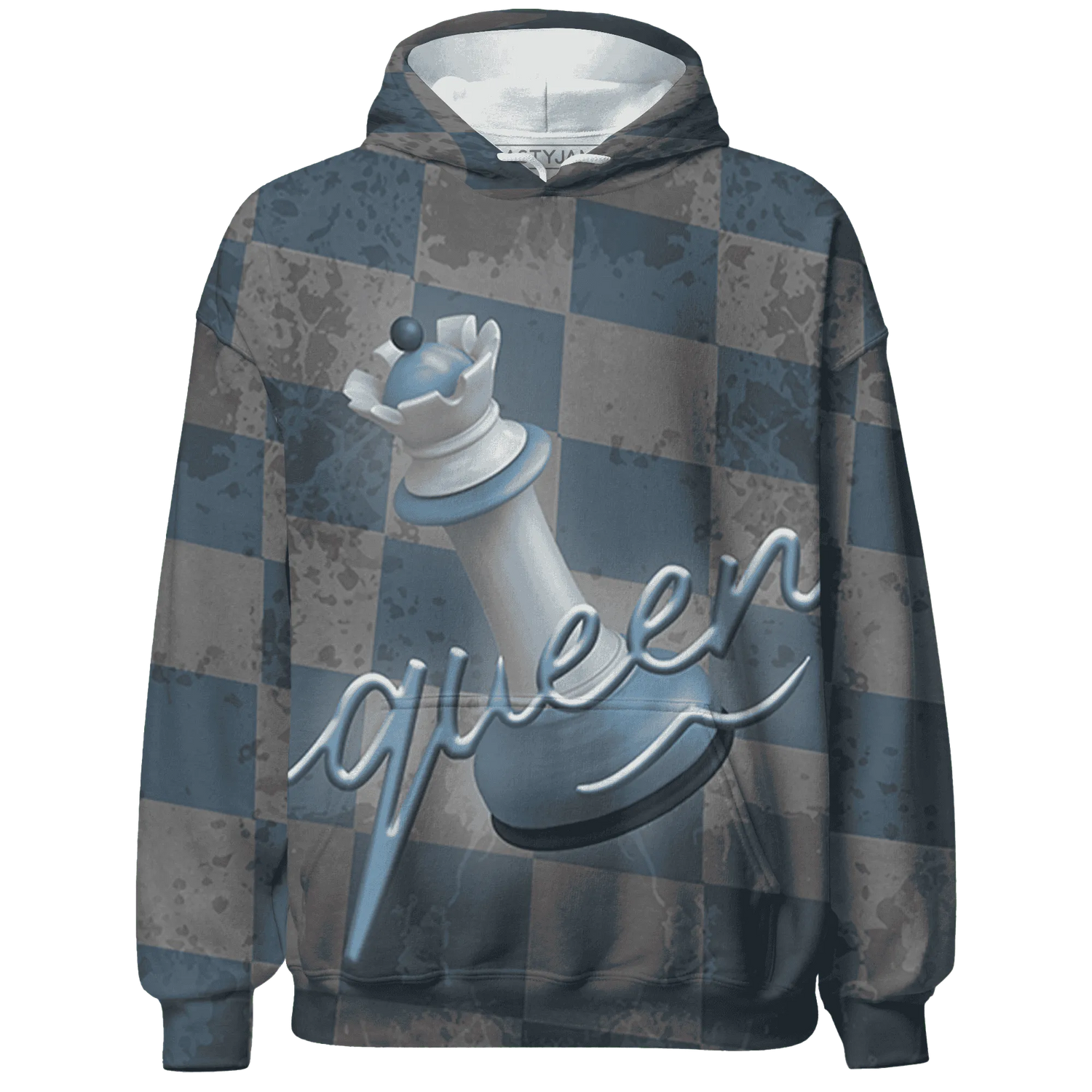 First-In-Flight-1s-Hoodie-Match-Black-Queen-3D