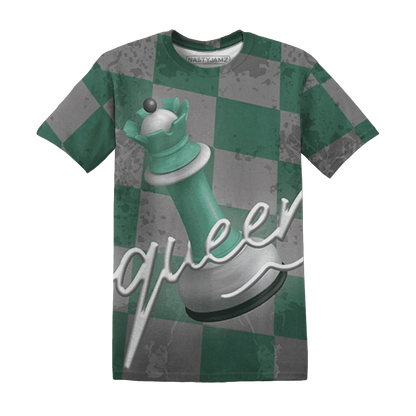 High-OG-Green-Glow-1s-T-Shirt-Match-Black-Queen-3D