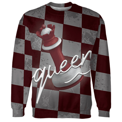 High-White-Team-Red-1s-Sweatshirt-Match-Black-Queen-3D