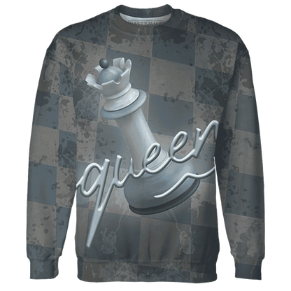 Mid-Diffused-Blue-Grey-1s-Sweatshirt-Match-Black-Queen-3D