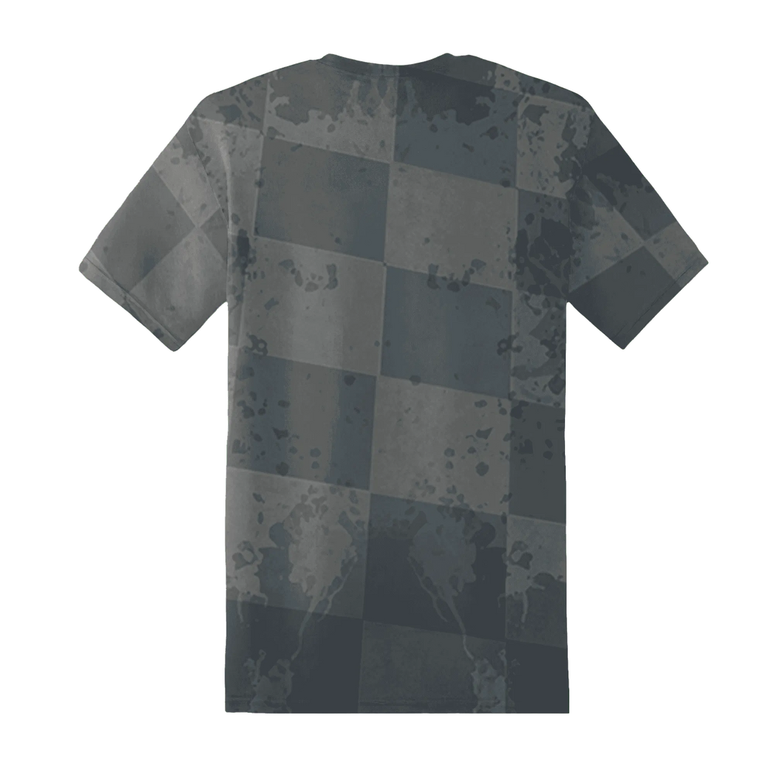 Mid-Diffused-Blue-Grey-1s-T-Shirt-Match-Black-Queen-3D