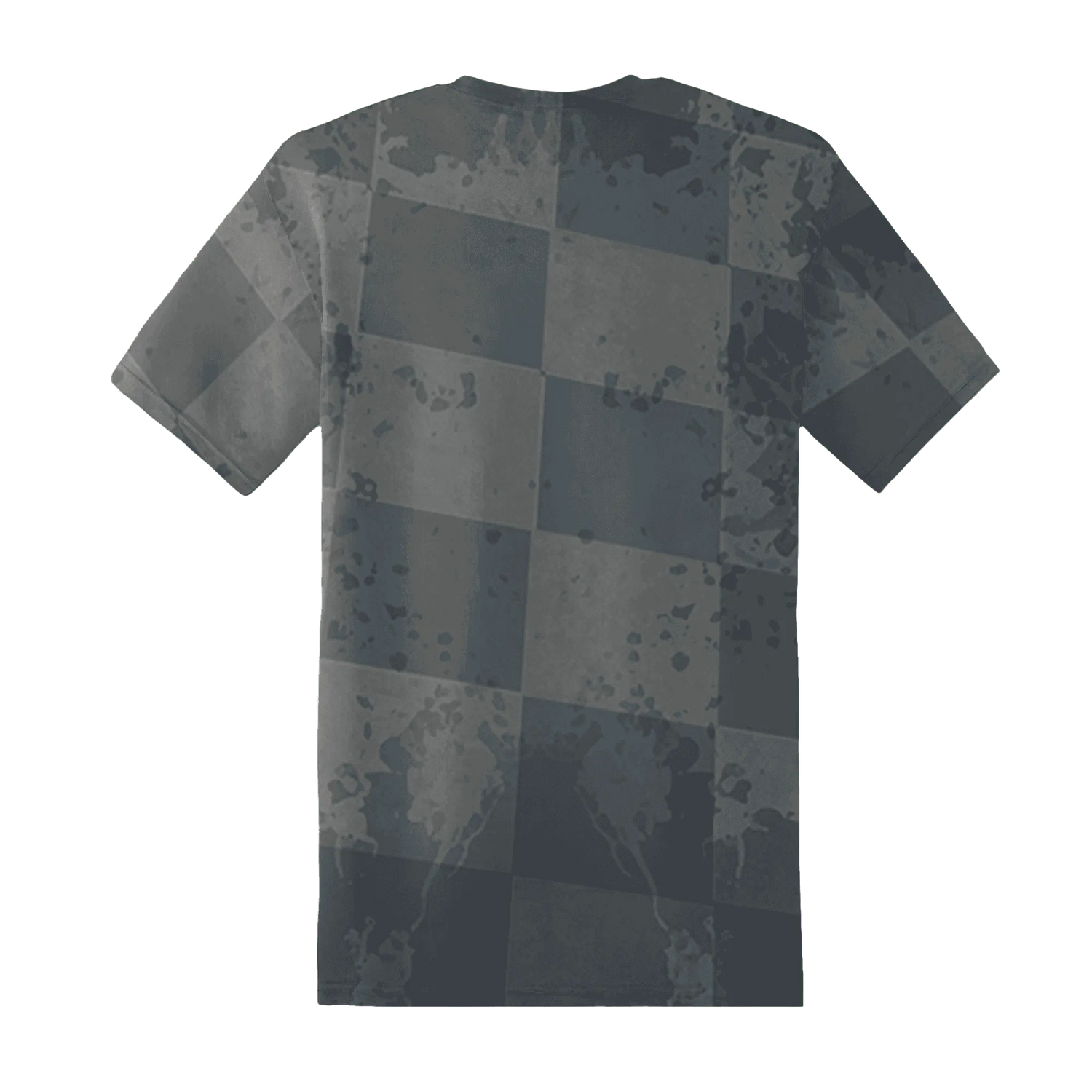 Mid-Diffused-Blue-Grey-1s-T-Shirt-Match-Black-Queen-3D