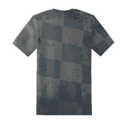 Mid-Diffused-Blue-Grey-1s-T-Shirt-Match-Black-Queen-3D