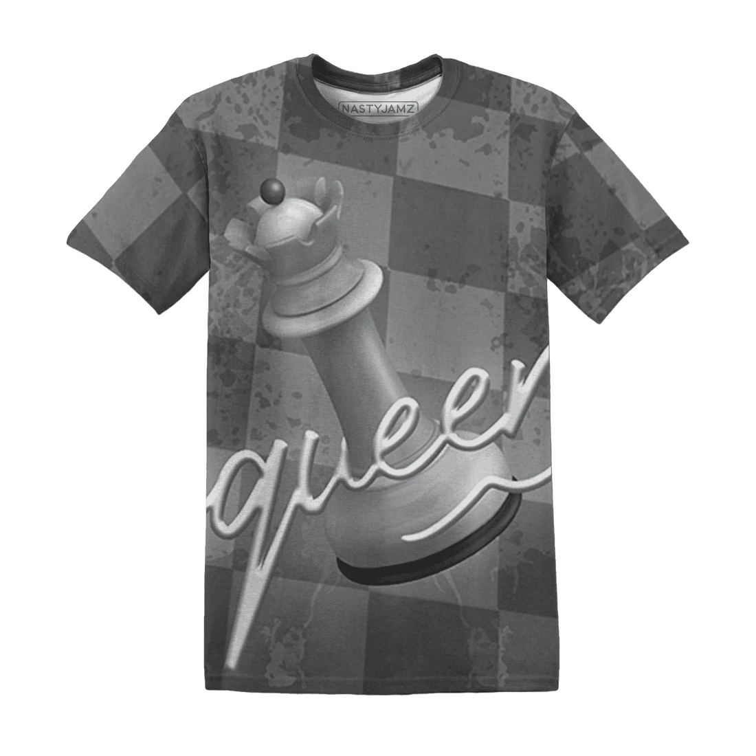 Wolf-Grey-1s-T-Shirt-Match-Black-Queen-3D