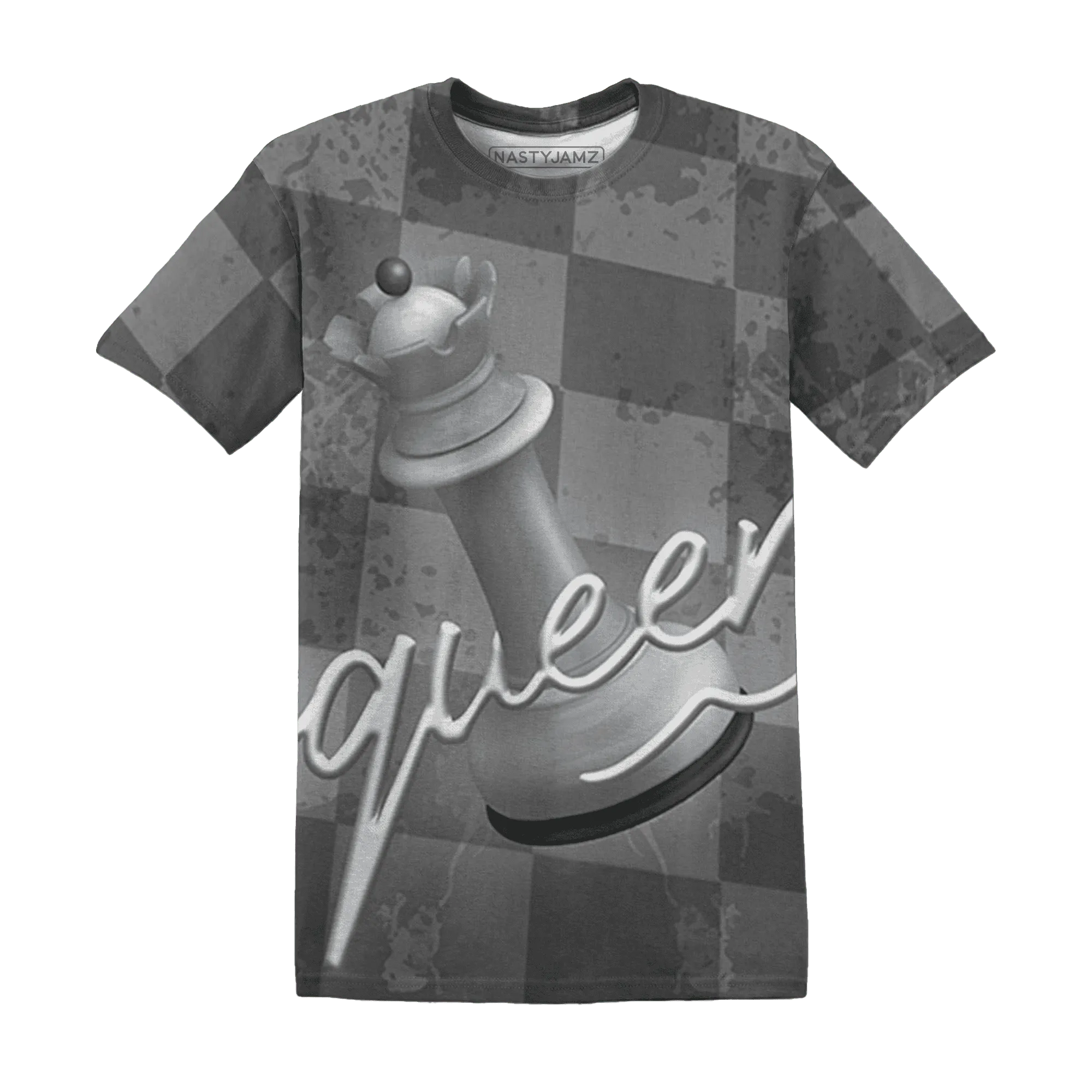 Wolf-Grey-1s-T-Shirt-Match-Black-Queen-3D