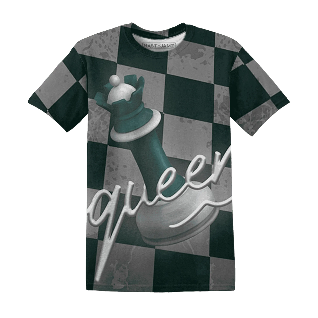 Oxidized-Green-4s-T-Shirt-Match-Black-Queen-3D