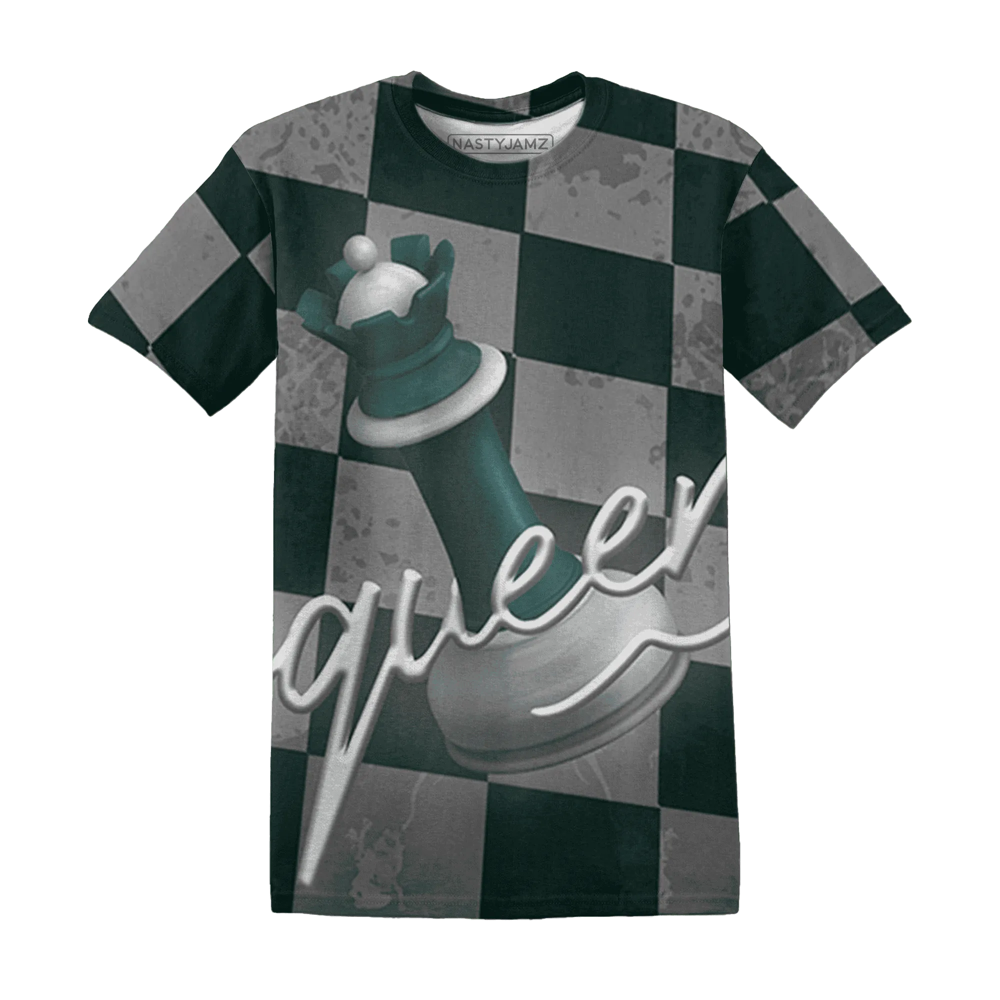 Oxidized-Green-4s-T-Shirt-Match-Black-Queen-3D