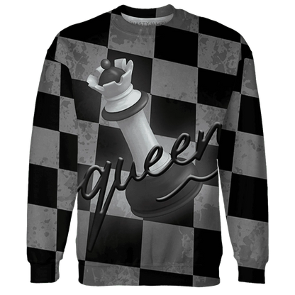 White-Thunder-4s-Sweatshirt-Match-Black-Queen-3D