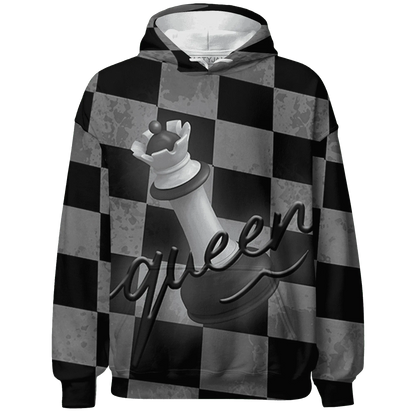 White-Thunder-4s-Hoodie-Match-Black-Queen-3D