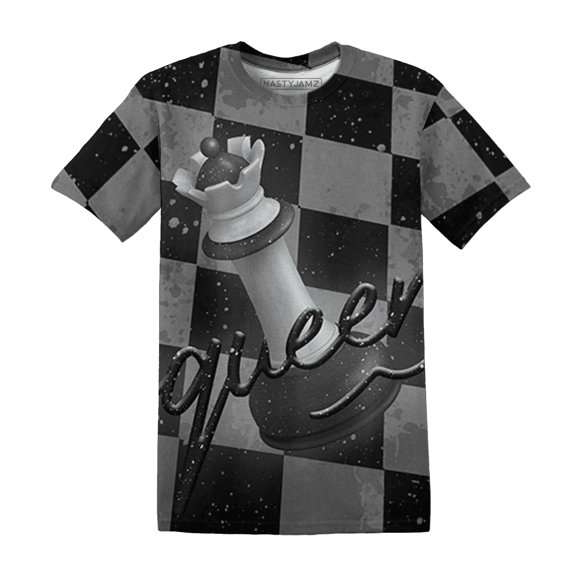 Reverse-Oreo-6s-T-Shirt-Match-Black-Queen-3D