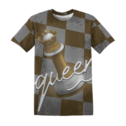 Wheat-13s-T-Shirt-Match-Black-Queen-3D