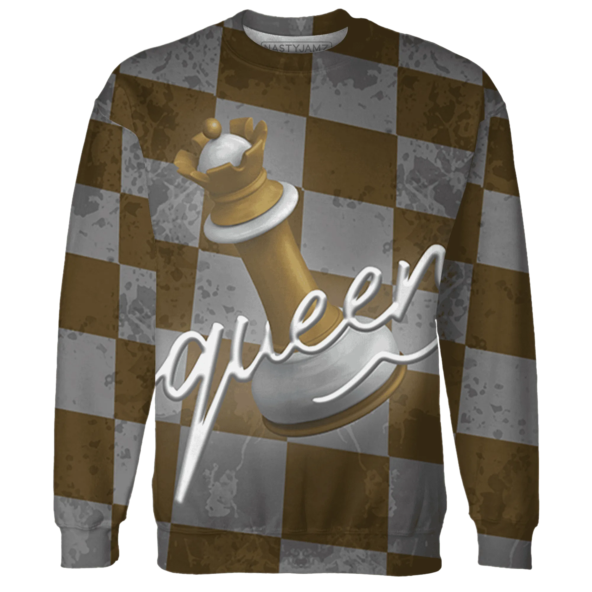 Wheat-13s-Sweatshirt-Match-Black-Queen-3D