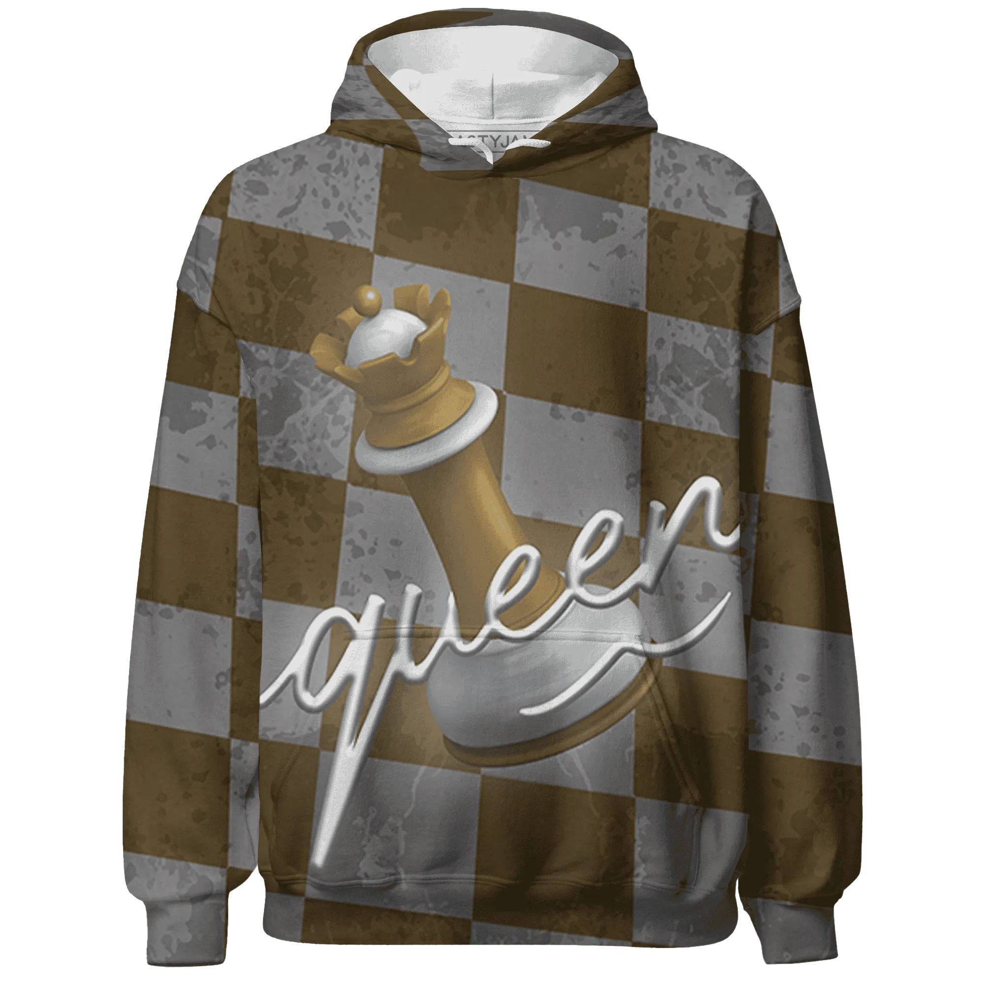 Wheat-13s-Hoodie-Match-Black-Queen-3D