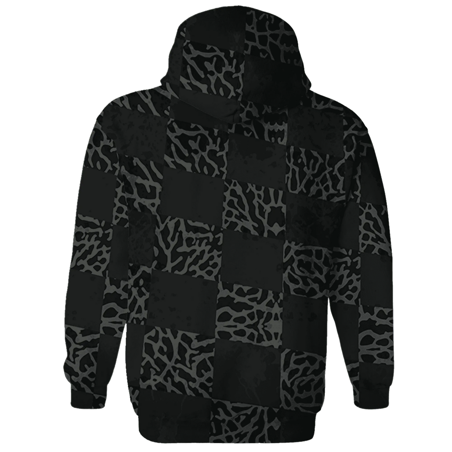 Fear-Pack-3s-Hoodie-Match-Black-Queen-3D