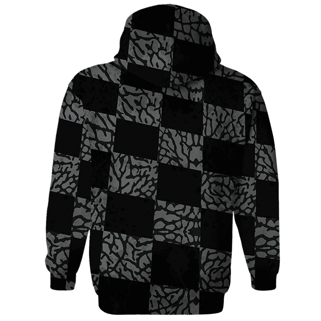 Green-Glow-3s-Hoodie-Match-Black-Queen-3D