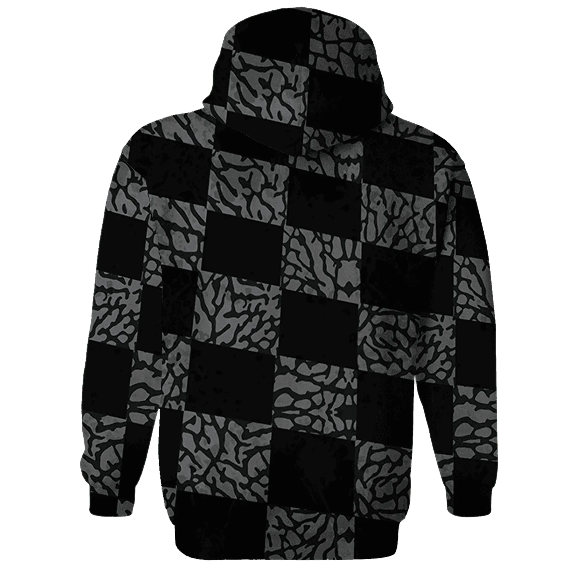 Green-Glow-3s-Hoodie-Match-Black-Queen-3D