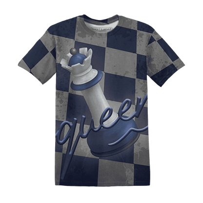 Midnight-Navy-5s-T-Shirt-Match-Black-Queen-3D