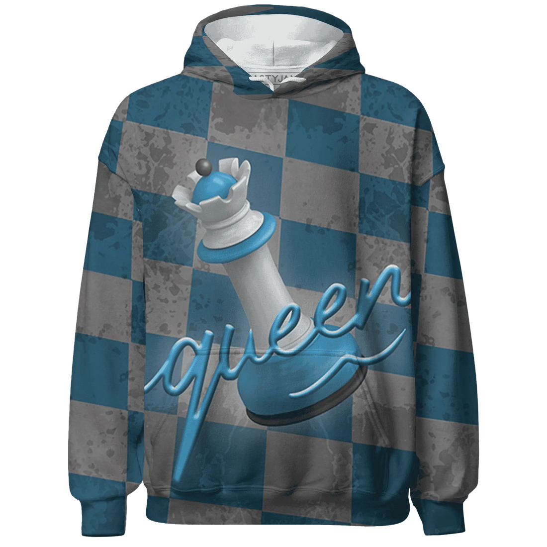 Powder-Blue-9s-Hoodie-Match-Black-Queen-3D