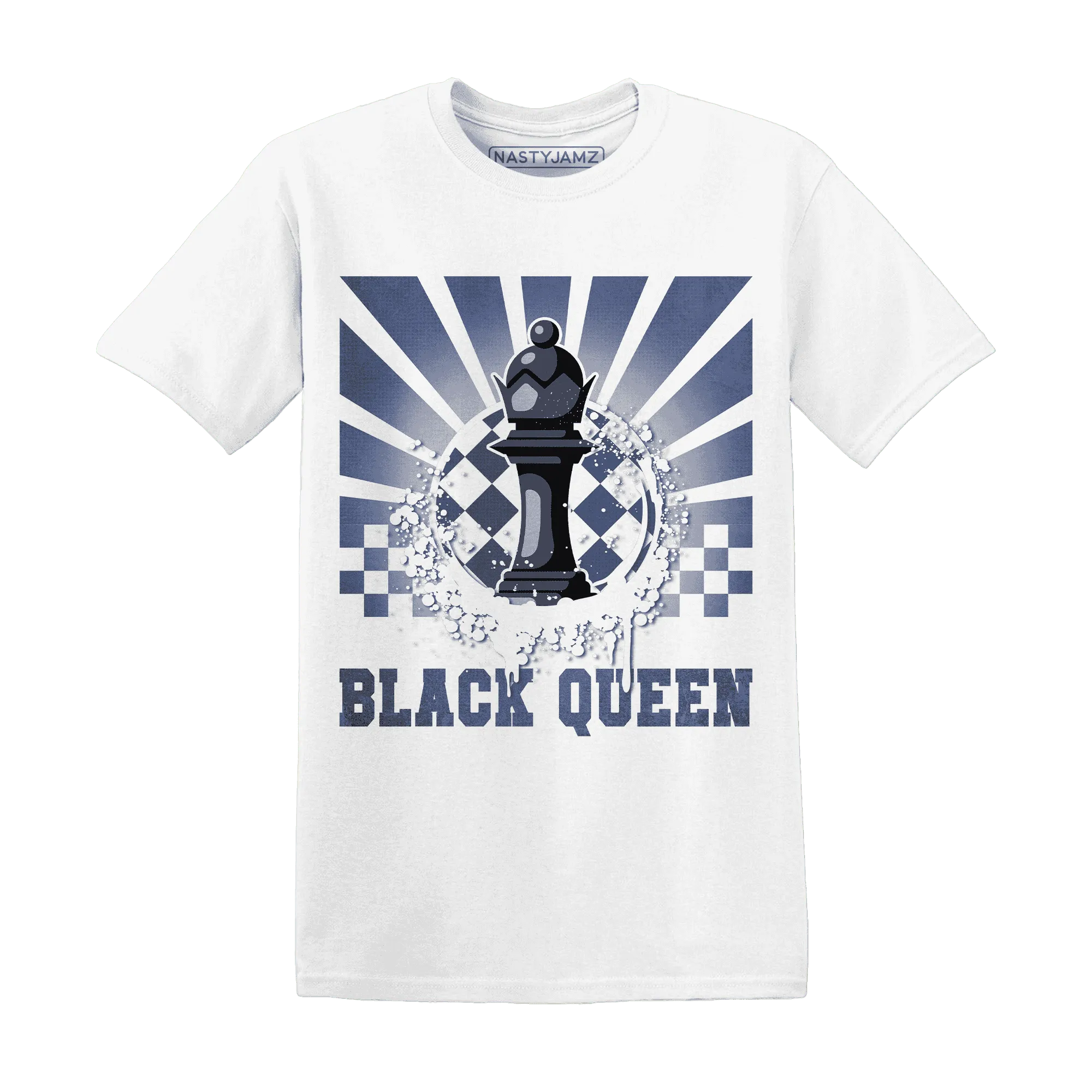 Low-Diffused-Blue-11s-T-Shirt-Match-Black-Queen-Collection