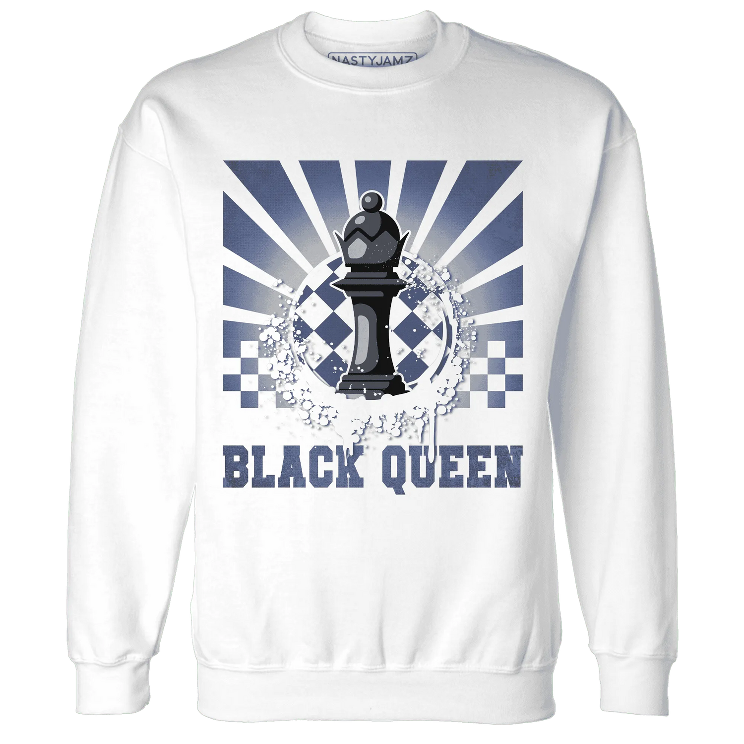 Low-Diffused-Blue-11s-Sweatshirt-Match-Black-Queen-Collection