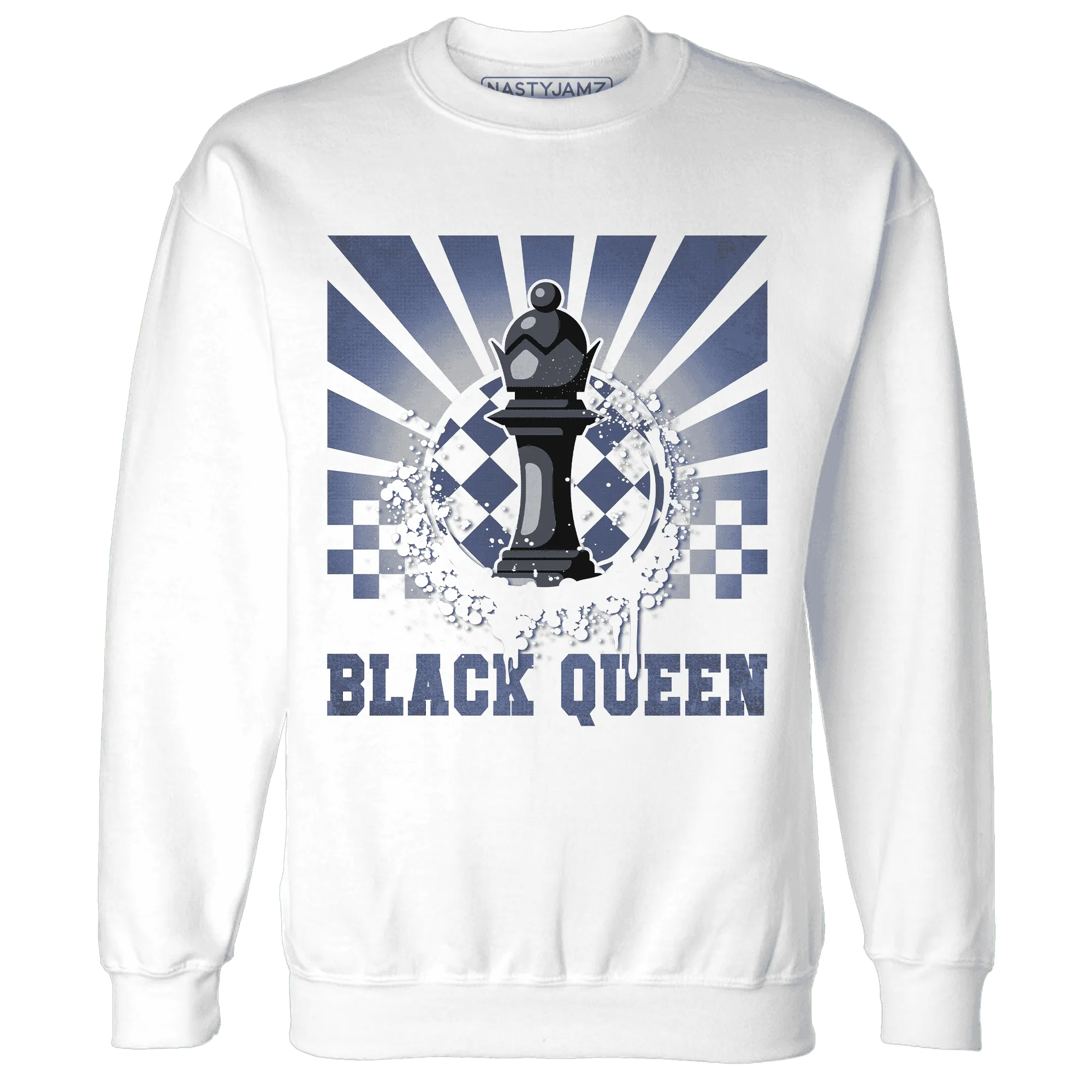 Low-Diffused-Blue-11s-Sweatshirt-Match-Black-Queen-Collection