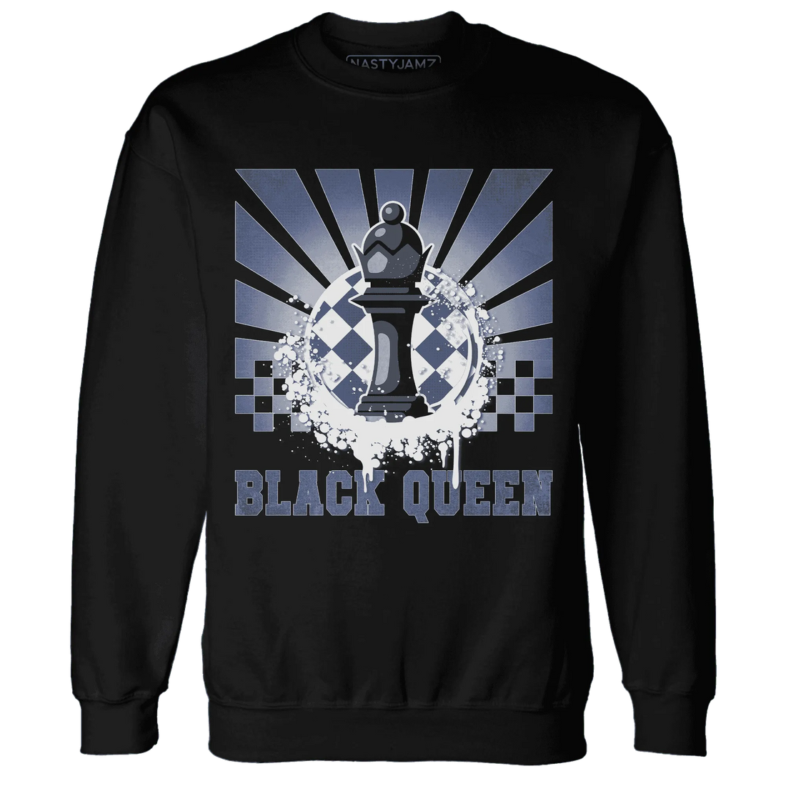 Low-Diffused-Blue-11s-Sweatshirt-Match-Black-Queen-Collection