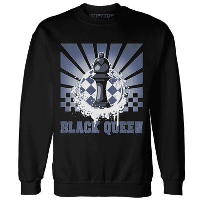 Low-Diffused-Blue-11s-Sweatshirt-Match-Black-Queen-Collection