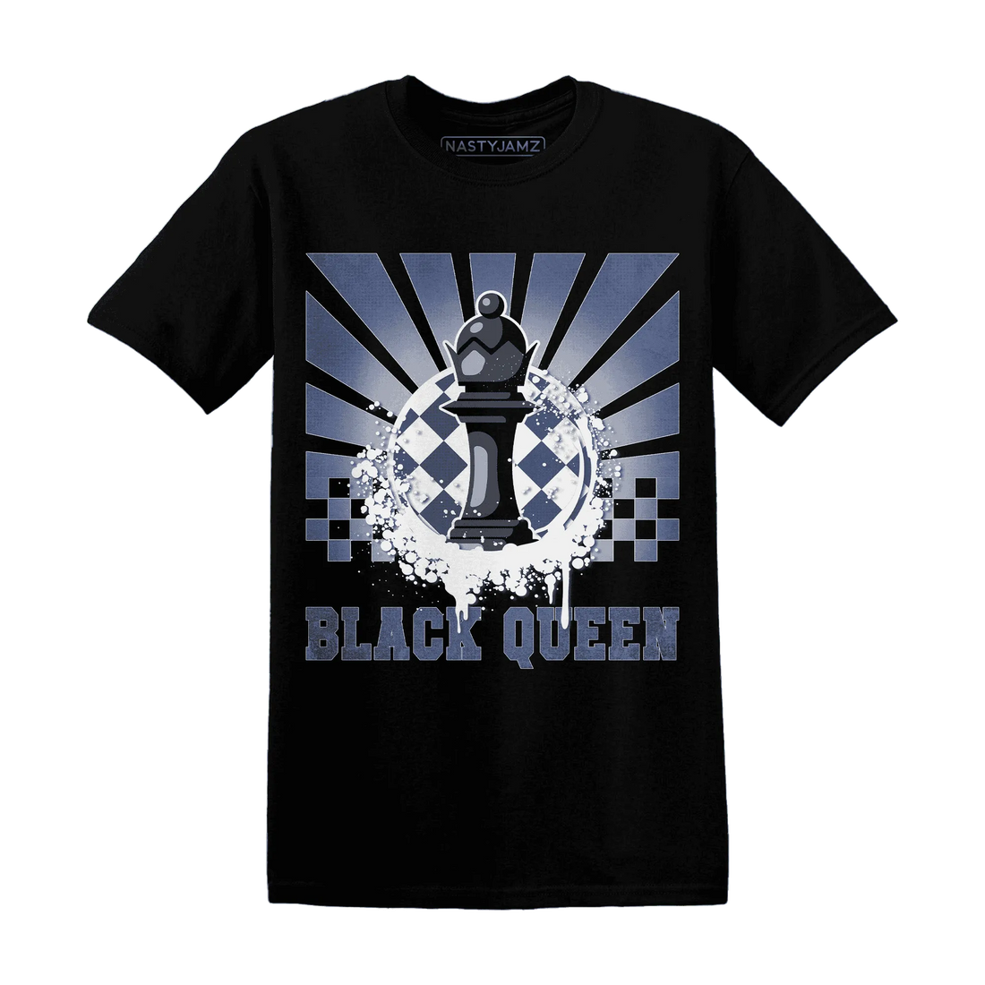 Low-Diffused-Blue-11s-T-Shirt-Match-Black-Queen-Collection