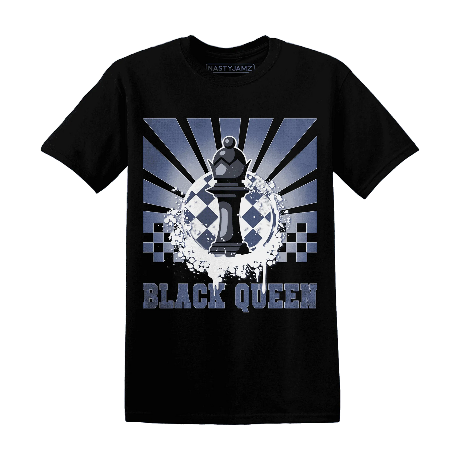 Low-Diffused-Blue-11s-T-Shirt-Match-Black-Queen-Collection