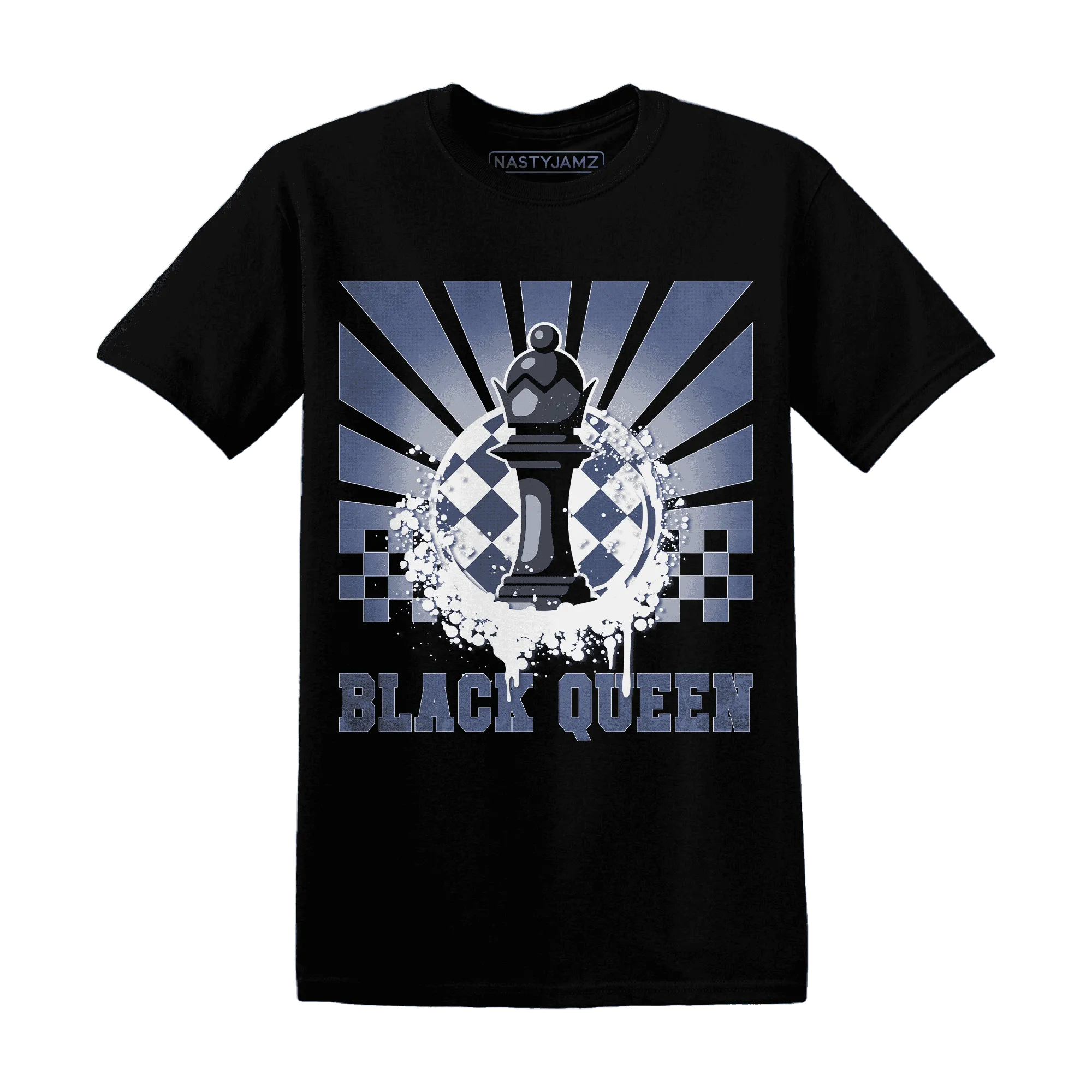 Low-Diffused-Blue-11s-T-Shirt-Match-Black-Queen-Collection