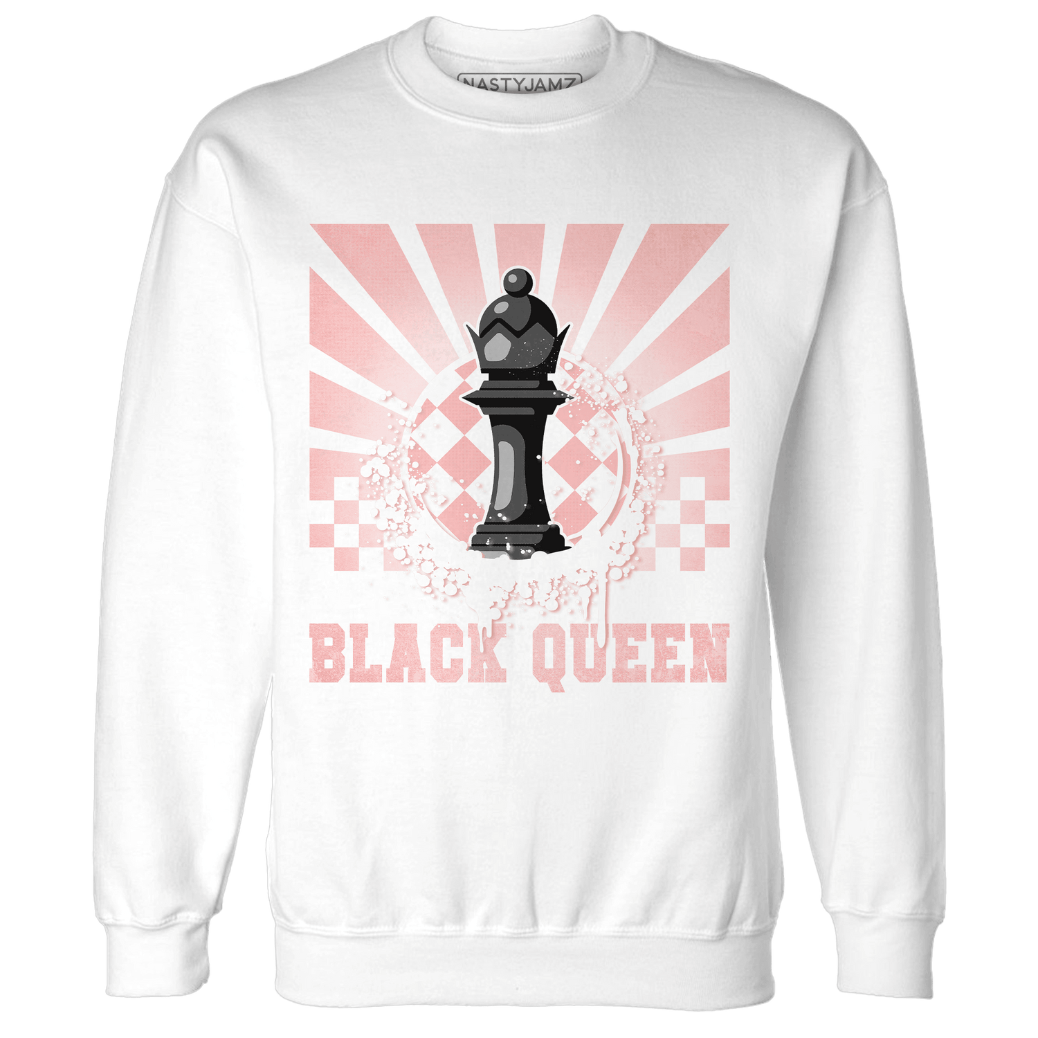 Low Legend Pink 11s Sweatshirt Match Black Queen Collection - NastyJamz