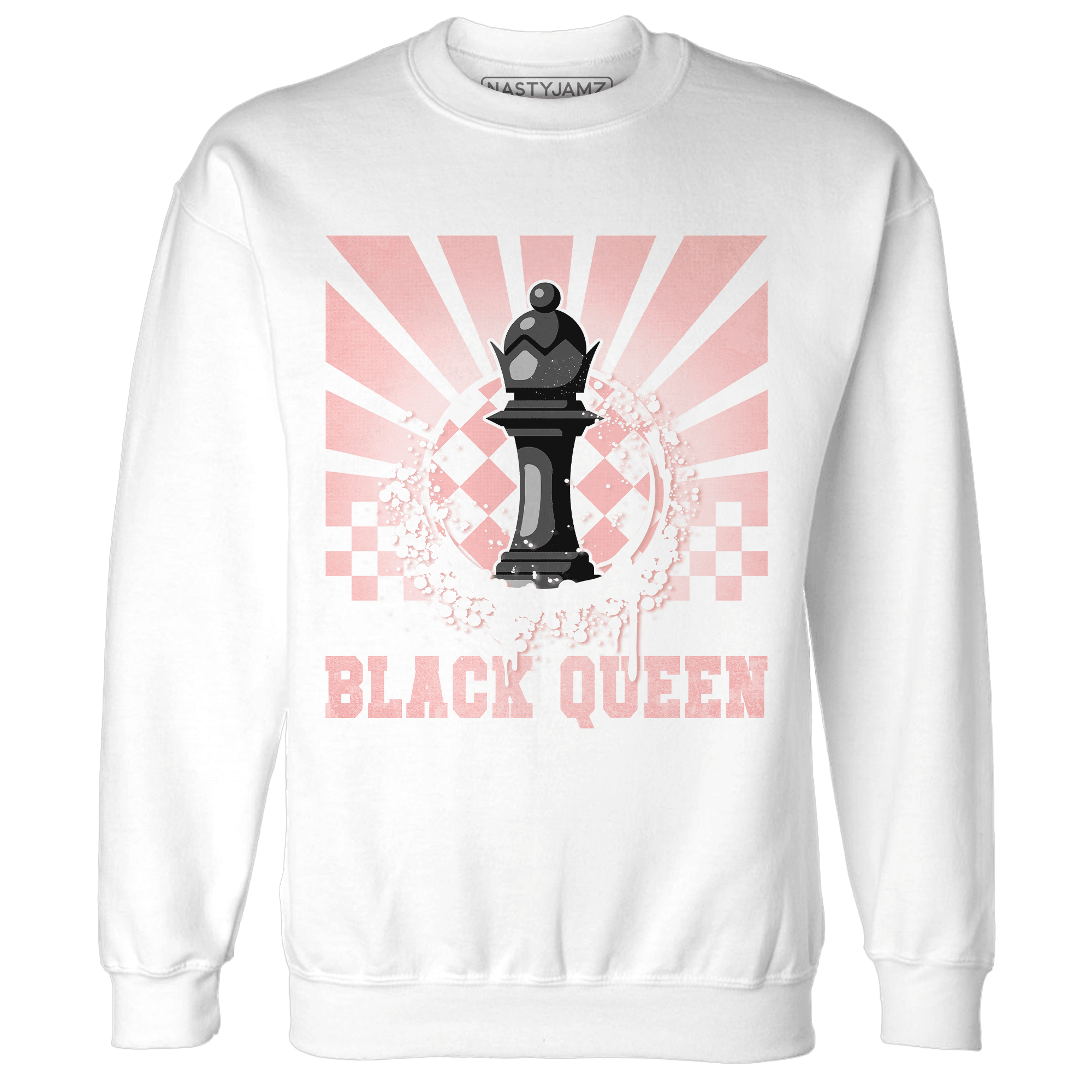 Low Legend Pink 11s Sweatshirt Match Black Queen Collection - NastyJamz