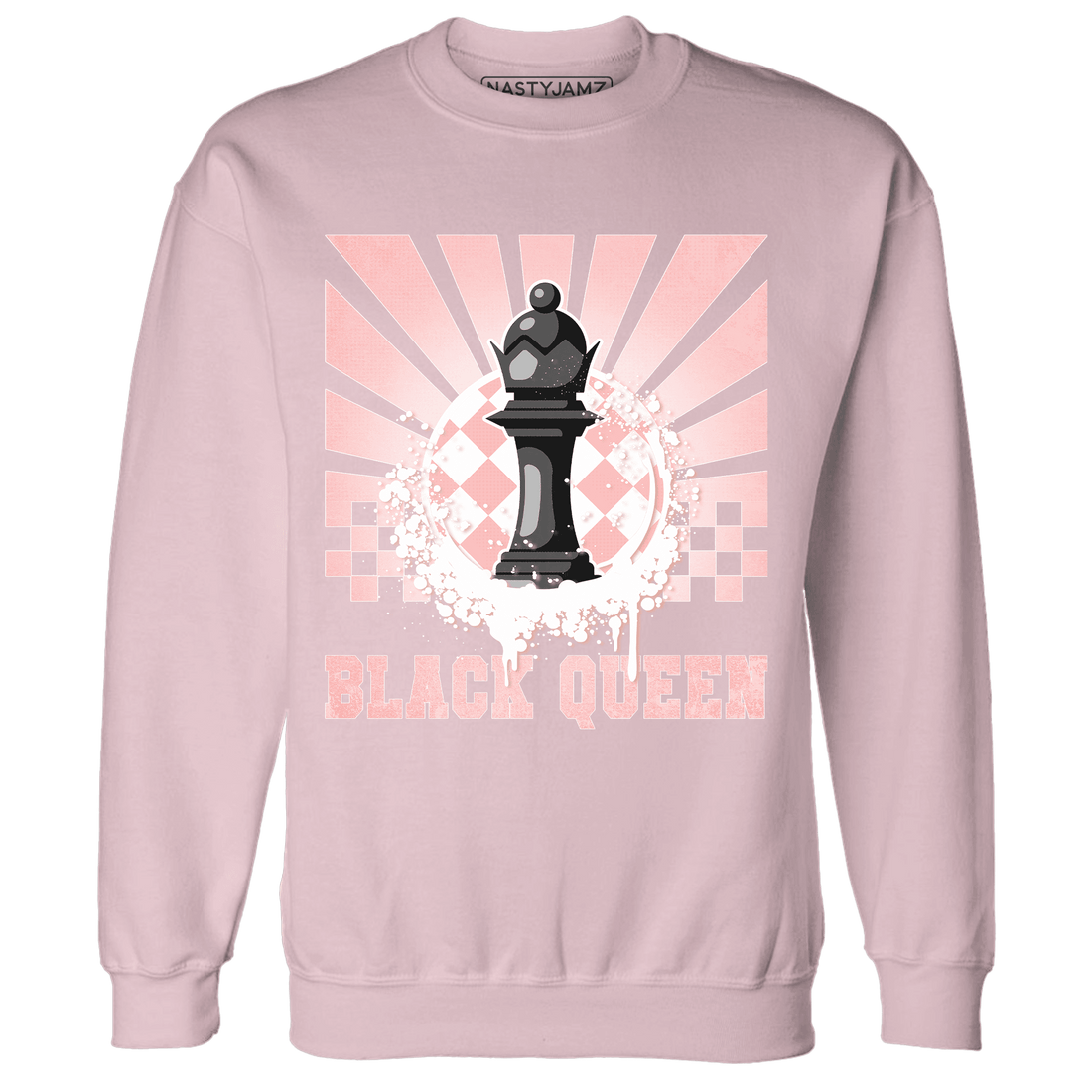 Low Legend Pink 11s Sweatshirt Match Black Queen Collection - NastyJamz