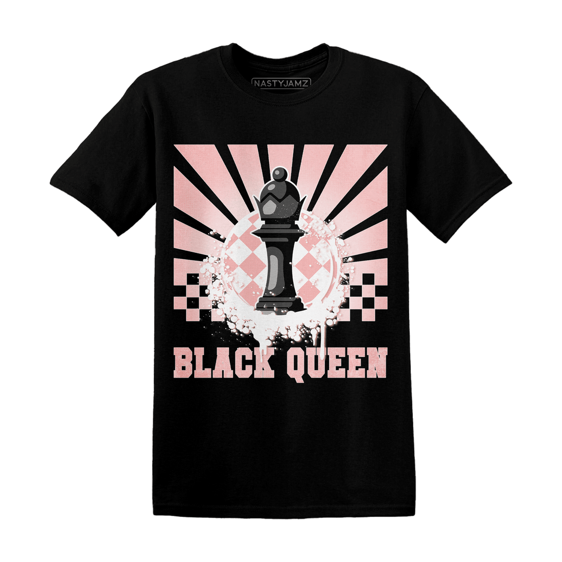 Low Legend Pink 11s T Shirt Match Black Queen Collection - NastyJamz