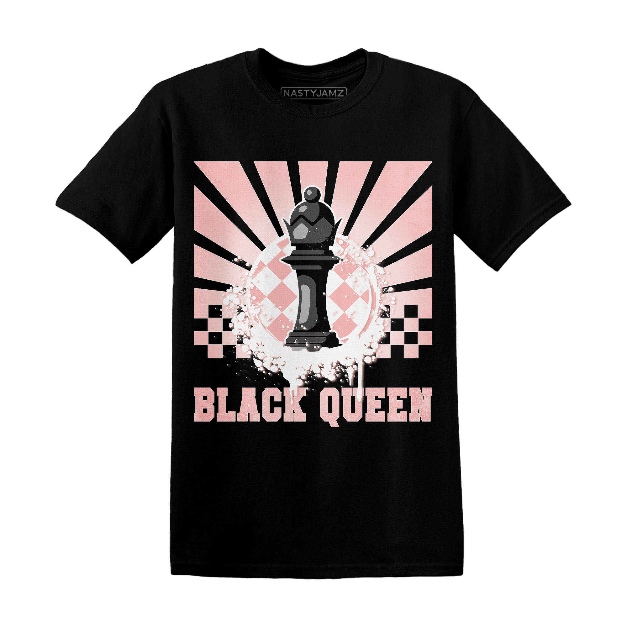 Low Legend Pink 11s T Shirt Match Black Queen Collection - NastyJamz