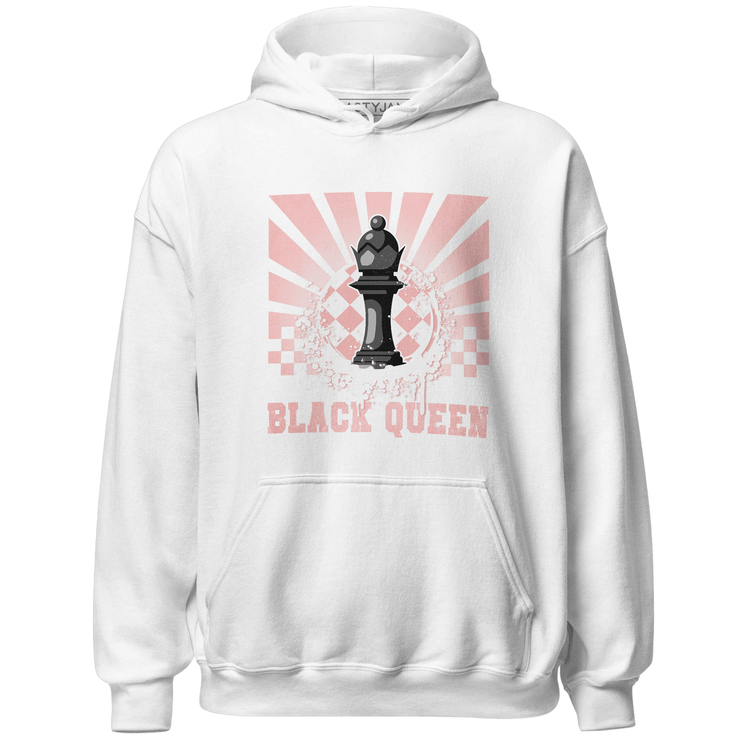 Low Legend Pink 11s Hoodie Match Black Queen Collection - NastyJamz