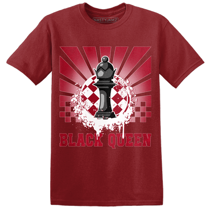 Retro Red Taxi 12s T Shirt Match Black Queen Collection - NastyJamz