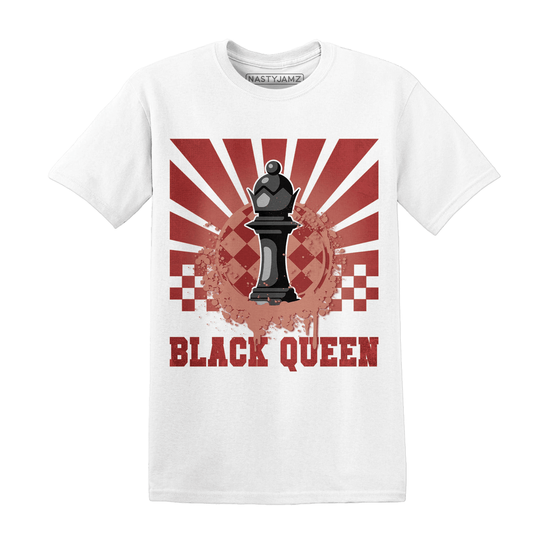 Dune Red 13s T Shirt Match Black Queen Collection - NastyJamz