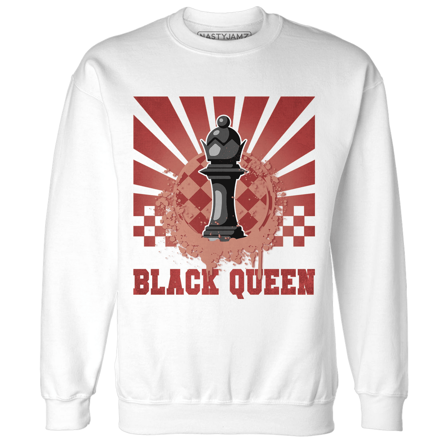 Dune Red 13s Sweatshirt Match Black Queen Collection - NastyJamz