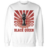 Dune Red 13s Sweatshirt Match Black Queen Collection - NastyJamz