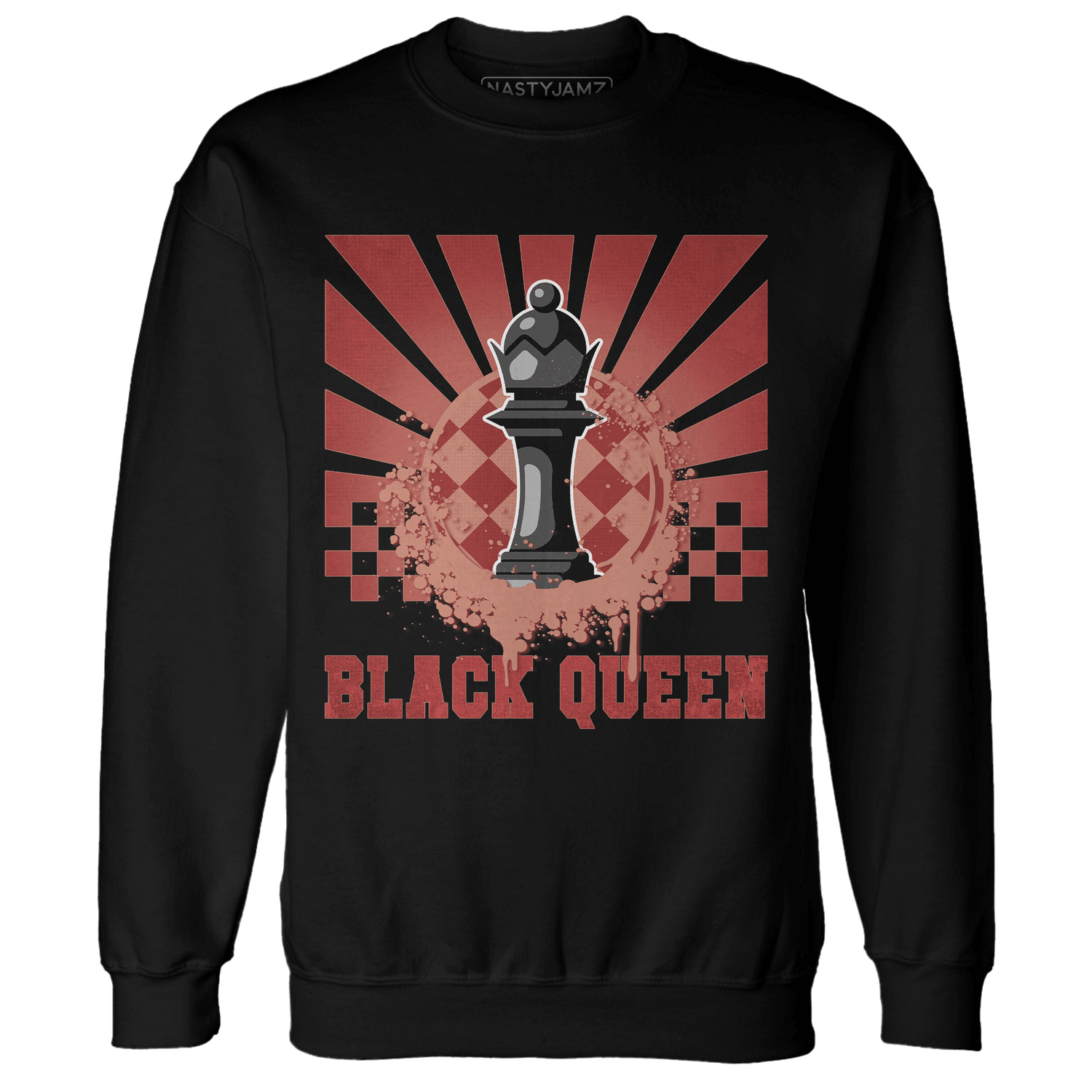 Dune Red 13s Sweatshirt Match Black Queen Collection - NastyJamz