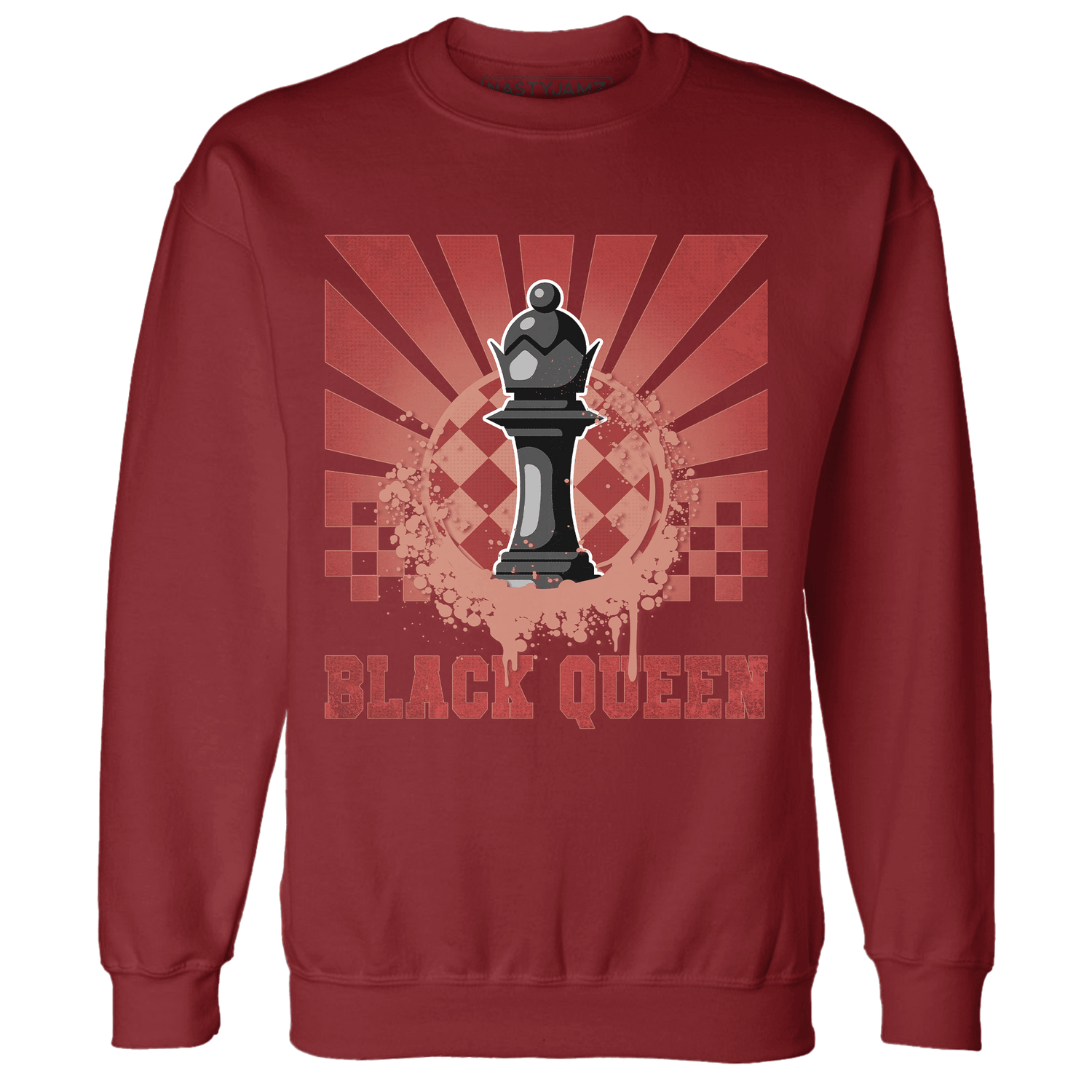 Dune Red 13s Sweatshirt Match Black Queen Collection - NastyJamz