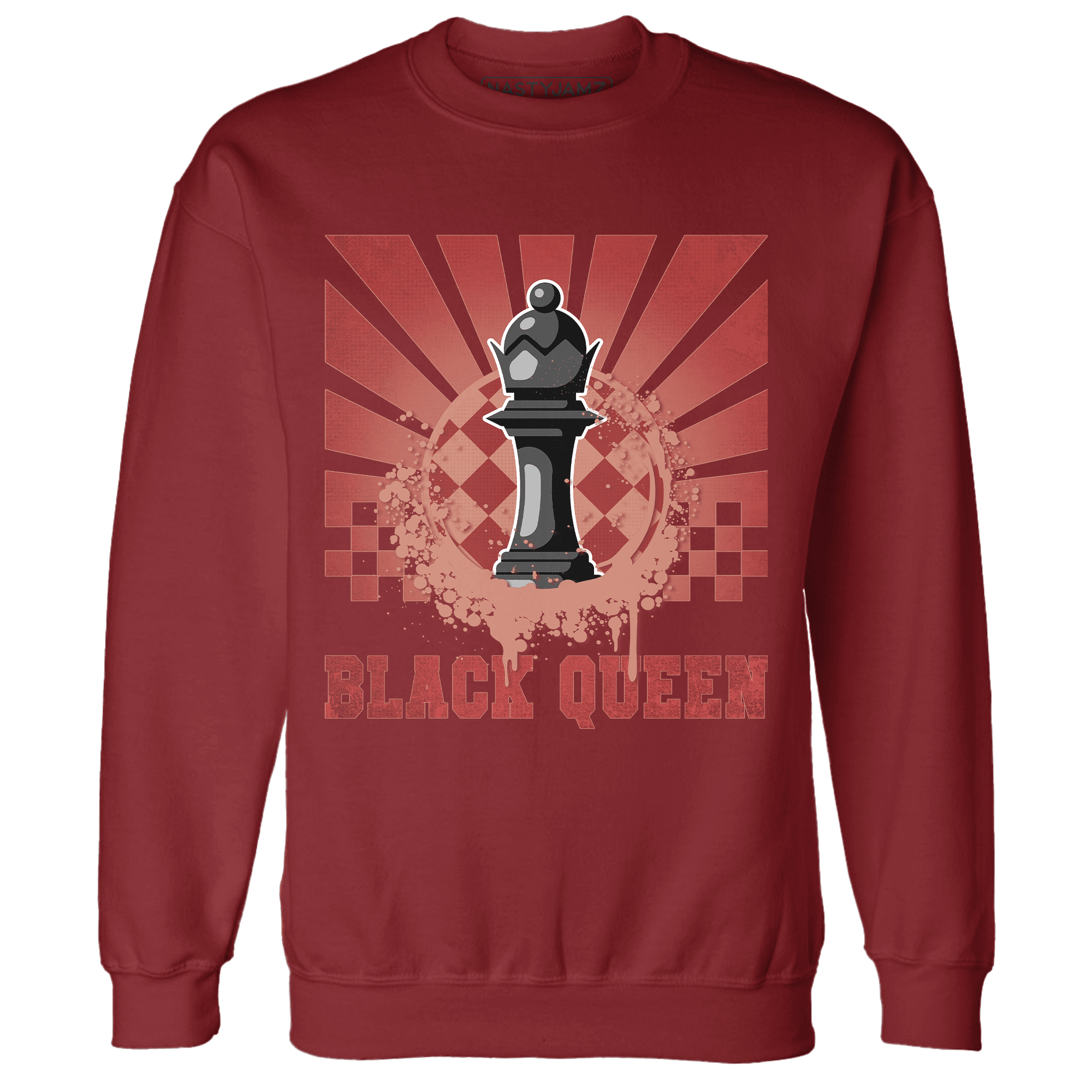 Dune Red 13s Sweatshirt Match Black Queen Collection - NastyJamz