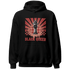 Dune Red 13s Hoodie Match Black Queen Collection - NastyJamz