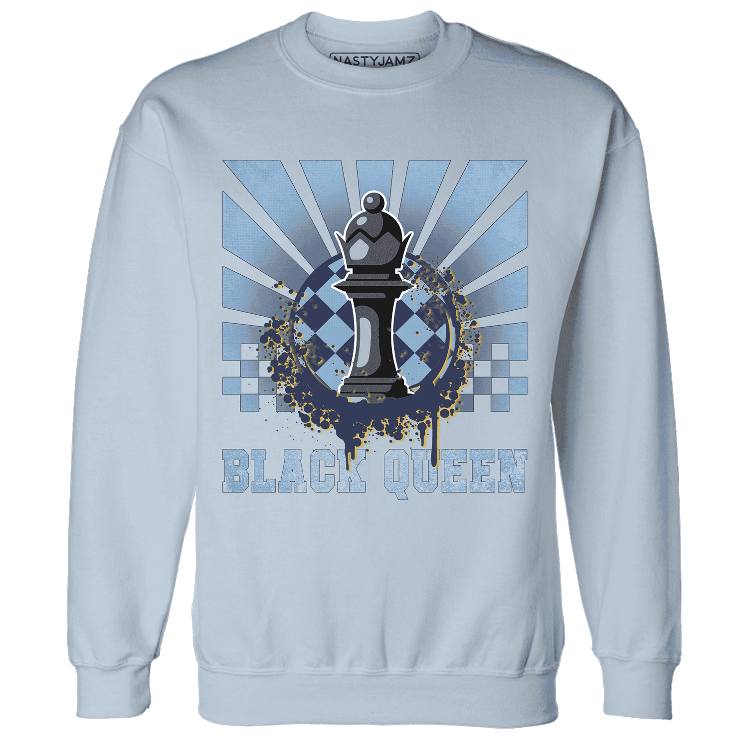 First In Flight 1s Sweatshirt Match Black Queen Collection - NastyJamz