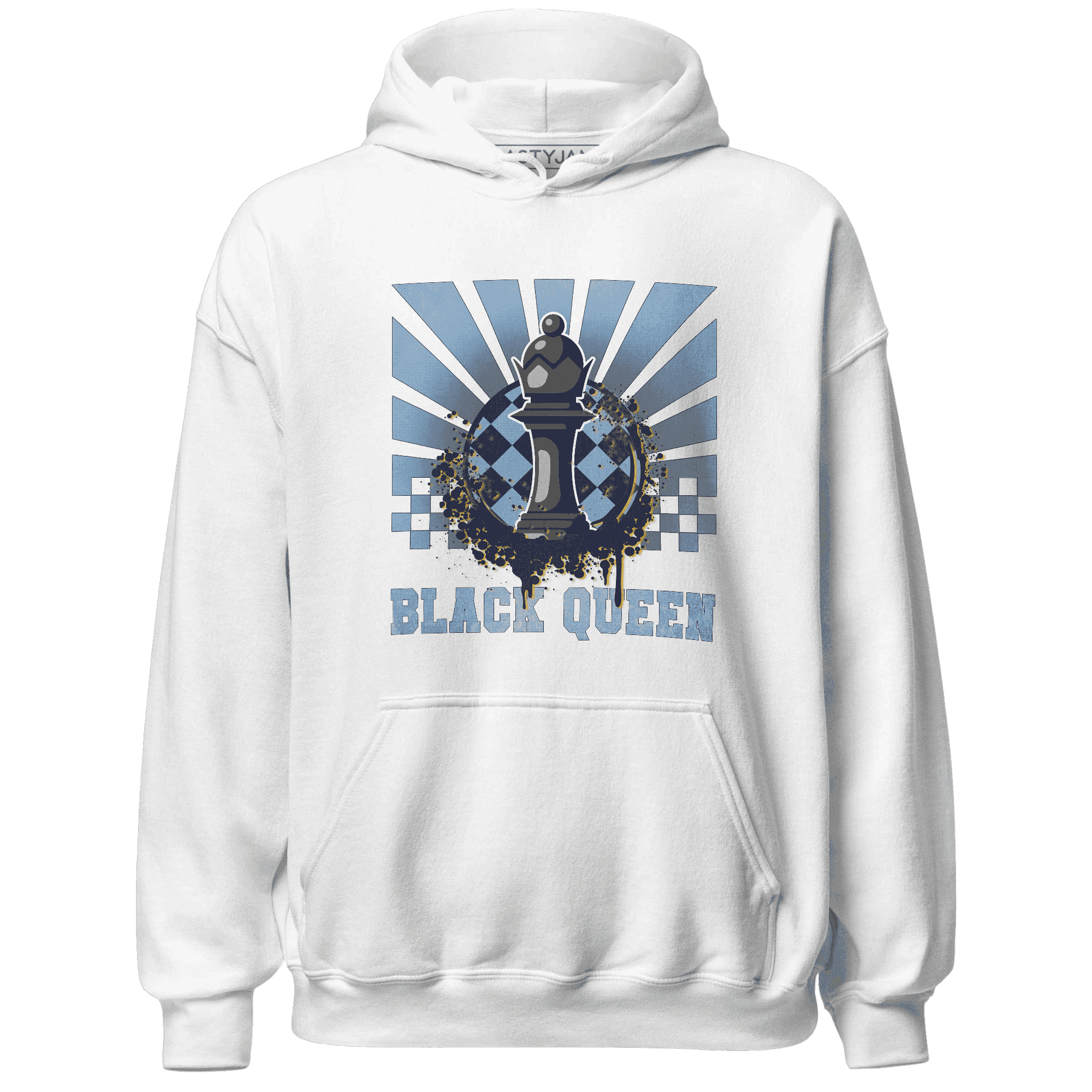 First In Flight 1s Hoodie Match Black Queen Collection - NastyJamz
