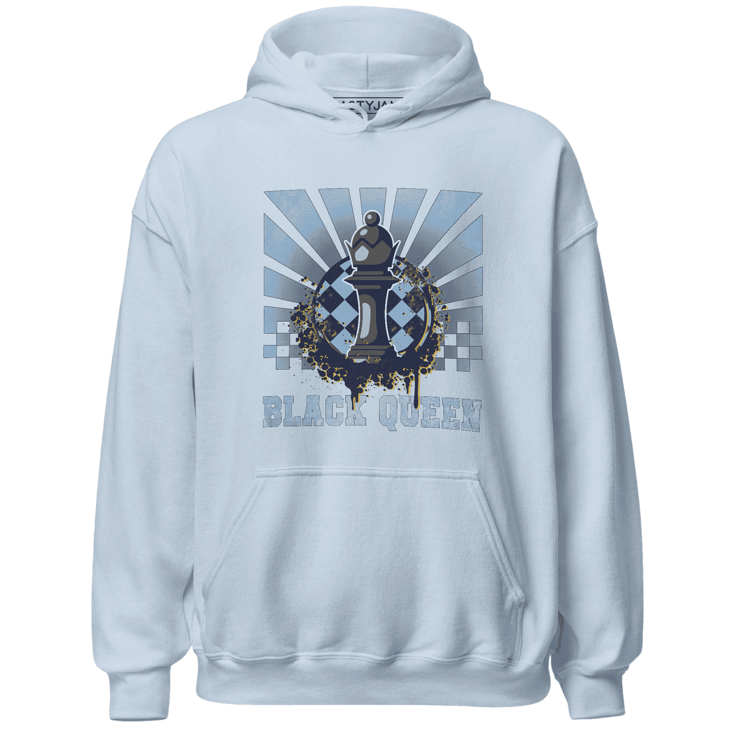 First In Flight 1s Hoodie Match Black Queen Collection - NastyJamz