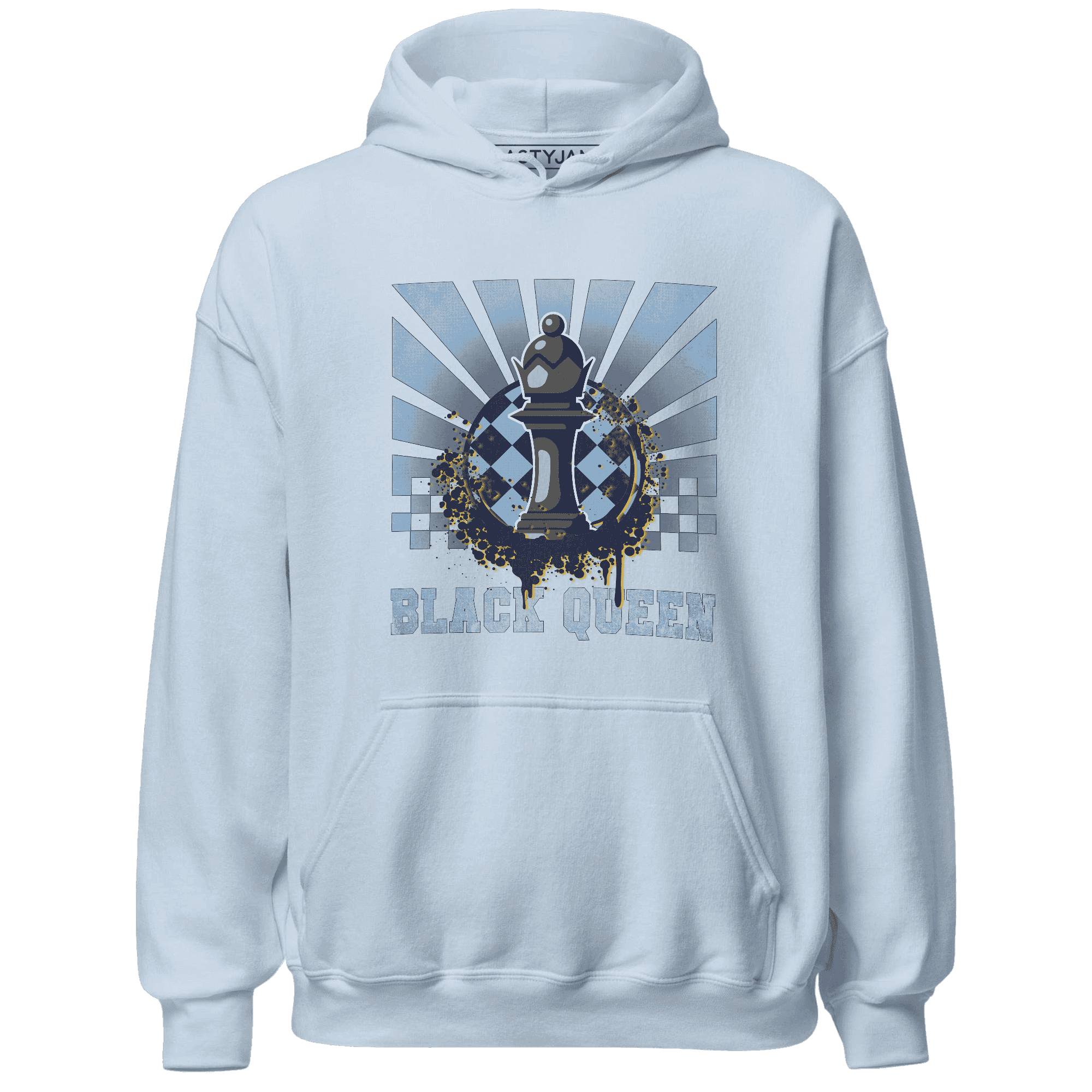 First In Flight 1s Hoodie Match Black Queen Collection - NastyJamz